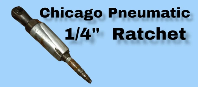 Vintage Chicago Pneumatic 1/4" Pneumatic Ratchet Used