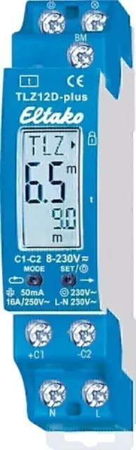 Eltako Treppenlichtzeitschalter TLZ12D-plus Treppenlichtzeitschalter 23100800