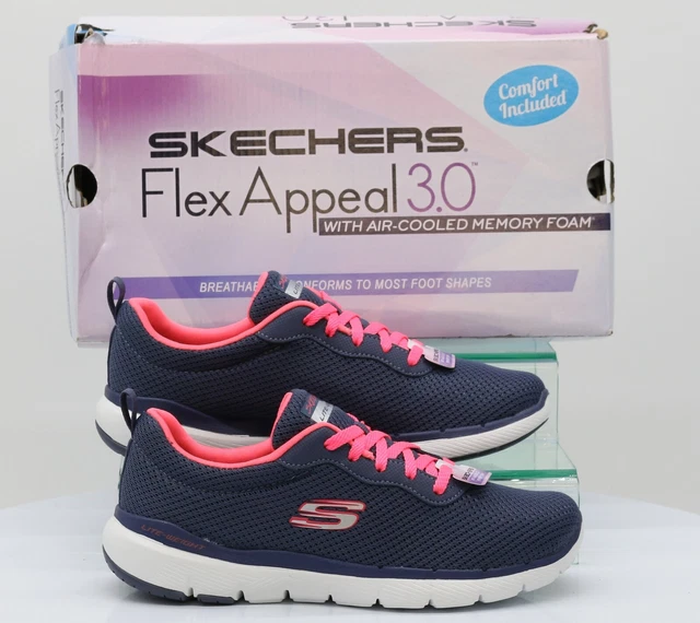 SKECHERS FLEX APPEAL 3.0 First Insight Womens Trainers Uk 3 Eu 36