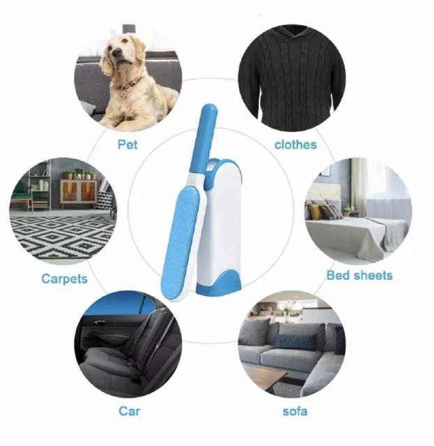 Pet Hair Remover Sofa Clothes Lint Cleaning Brush Dog Cat Fur Cleaner Reusable 8