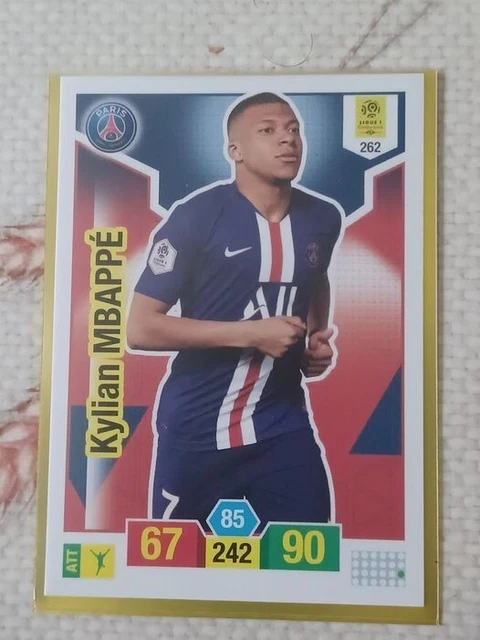 Autocollant Panini Foot 2024 Ligue 1 Kylian Mbappé N°351 FOIL Paris PSG - Neuf