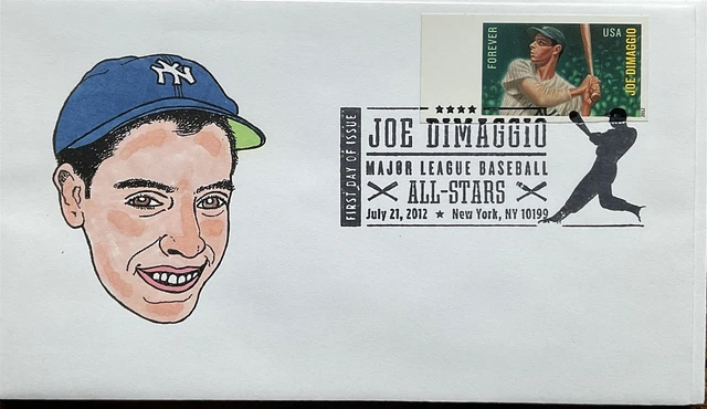 PMW 4697A Joe DiMaggio New York Yankee Great Imperforated Stamp