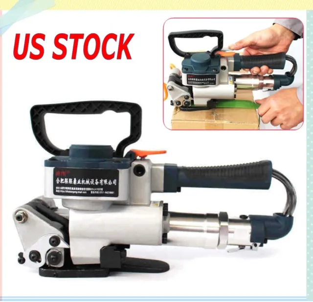 New Handheld Pneumatic Strapping Tool Strap Welding Banding Packaging Baler 2-5s