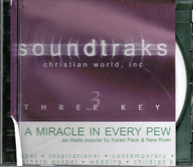 Miracle In Every Pew - Karen Peck/New River - Christian Accompaniment Track CD