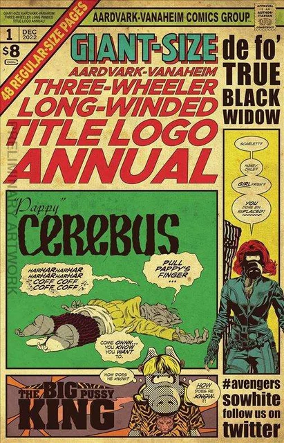 Three-Wheeler Annual #1 VF/NM; Aardvark-Vanaheim | Cerebus In Hell 69 - we combi