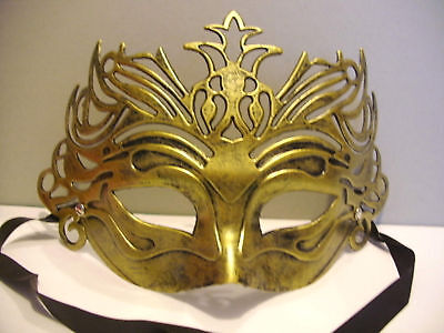 Máscara máscara para ojos máscara facial veneciano dorado rojo oscuro plata