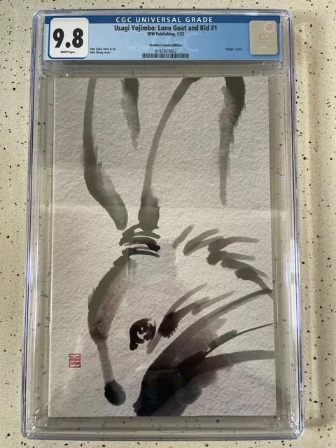 USAGI YOJIMBO: Lone Goat & Kid #1 CGC 9.8 **John Giang VIRGIN VARIANT** RARE NM