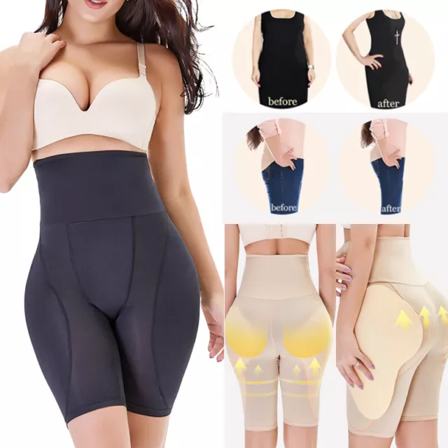 Women Sexy Silicone Padded Panties Shapewear Bum Butt Hip