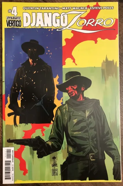 Django Zorro #4 By Quentin Tarantino Francavilla Variant B Vertigo Dynamite 2015