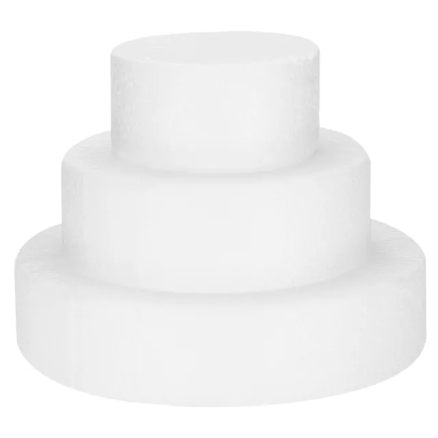 Round Foam Cake Dummy 4"/6"/8" Circle Dummy Cake Set