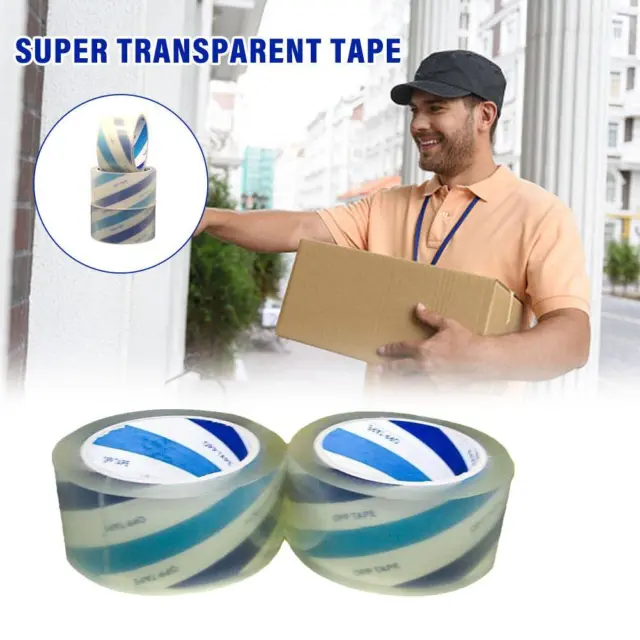 Strong Clear Glue For Carton Box Sealing 45mm Width Transparent Tape Super I3T3