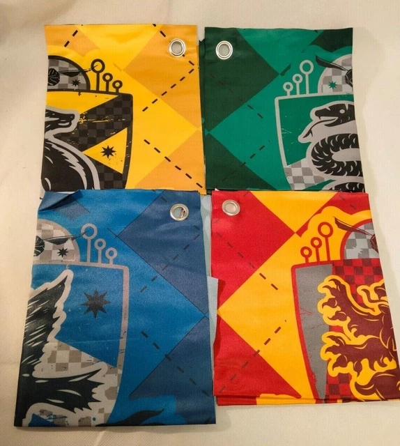 HARRY POTTER WALL Hanging Banner Hogwarts House Bunting Flags Theme ...