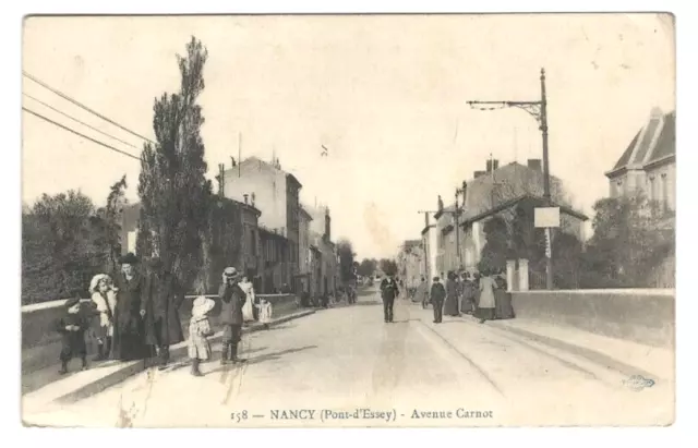 CPA 54 NANCY, Pont d'Essey, avenue Carnot