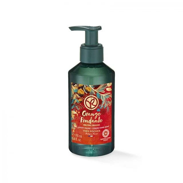 Yves Rocher Sapone Liquido Mani Arancia Fondente 190ml
