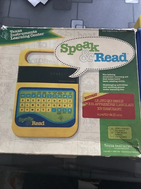 LA DICTÉE MAGIQUE# Texas Instruments - Speak & Read - en boite