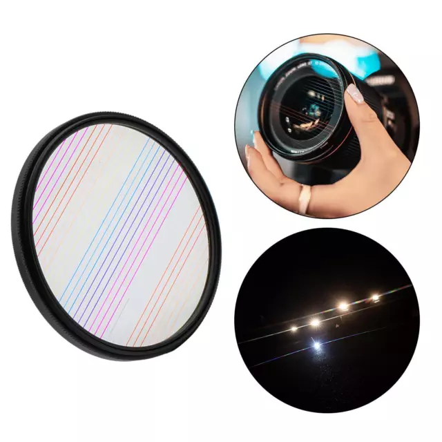 Streak Filter Special Effects Filter Camera Accessories 77mm Rainbow Streak