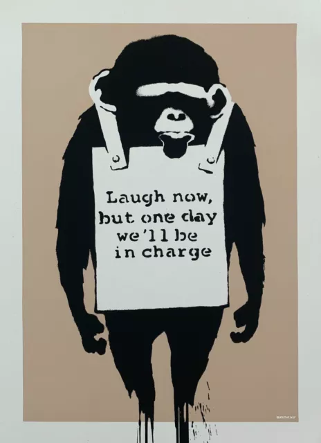 BANKSY x WCP / Laugh Now [Silkscreen print]
