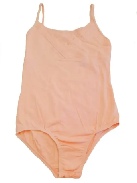 Girls' Cami Dance Leotard Pink, M (7/8) Soft fabric with a hint of spandex