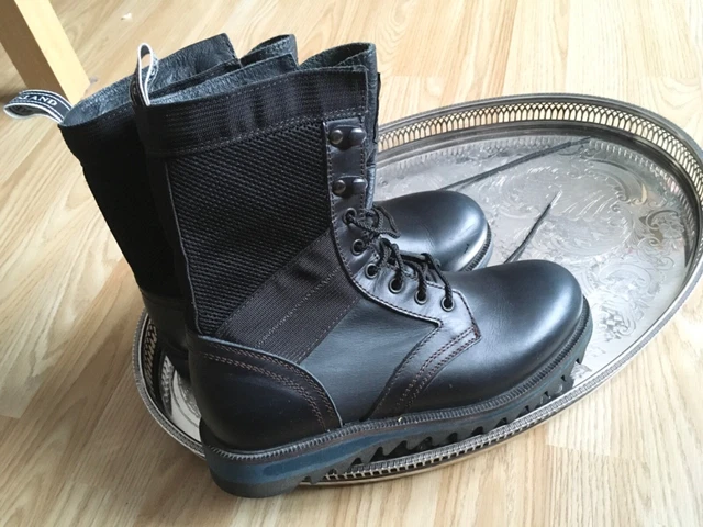 Stone island outlet combat boots