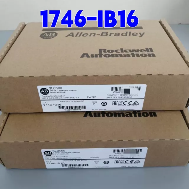 Allen Bradley 1746-IB16 SER C SLC 500 Digital Input Module PLC AB 1746IB16