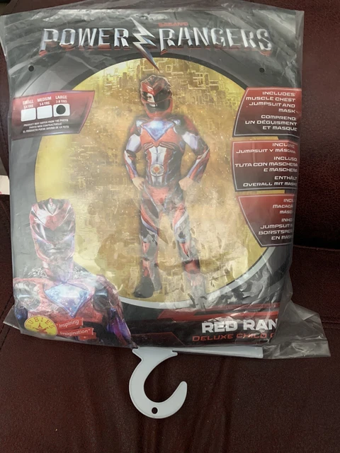Disguise Red Ranger Classic Muscle Kostüm Für Erwachsene, Größe XL (42-46)