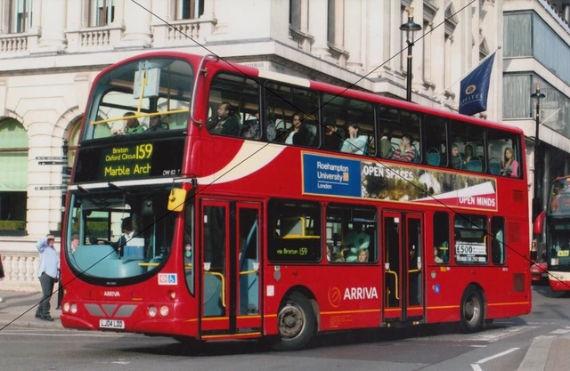 BUS PHOTO, LONDON Arriva Photograph Picture, Volvo Double Decker Vlw99 ...
