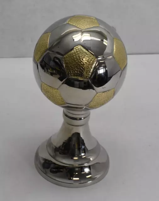 Replica Soccer Trophy 11" Tall Prize Tournament MVP Winner Silver & Gold Ball