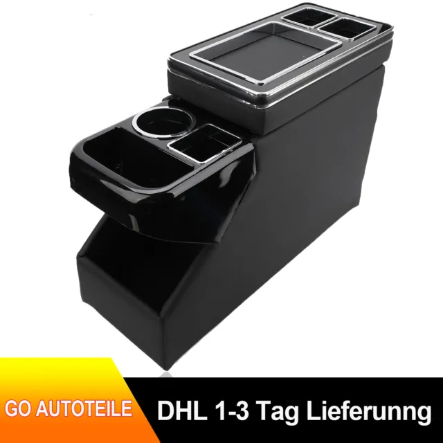 Mittelkonsole Staufach Für VW T4 T5 T6 Multivan Console Opel Toyota Schwarz  DHL