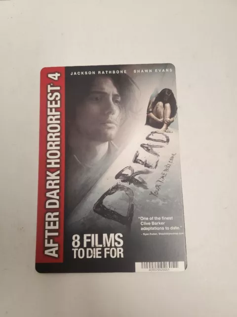 After Dark Horrorest 4 BLOCKBUSTER SHELF DISPLAY DVD BACKER CARD ONLY 5.5" X 8"