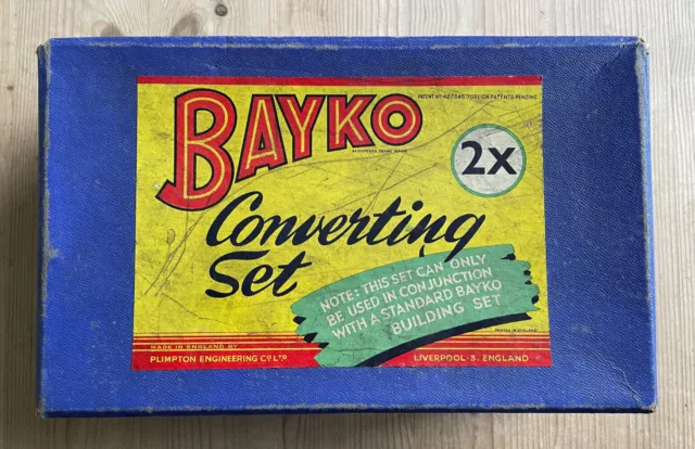 Mixed Lot of Bayko Building Sets 1950s - 2 Boxes