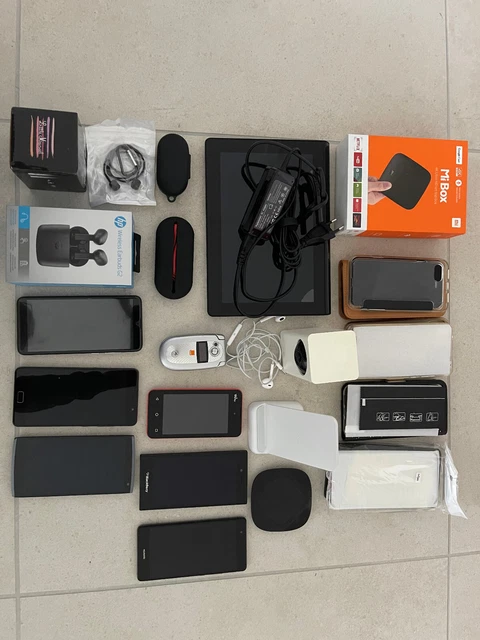 LOT Téléphones/Coques/Ecouteurs/Box Android - Bien lire