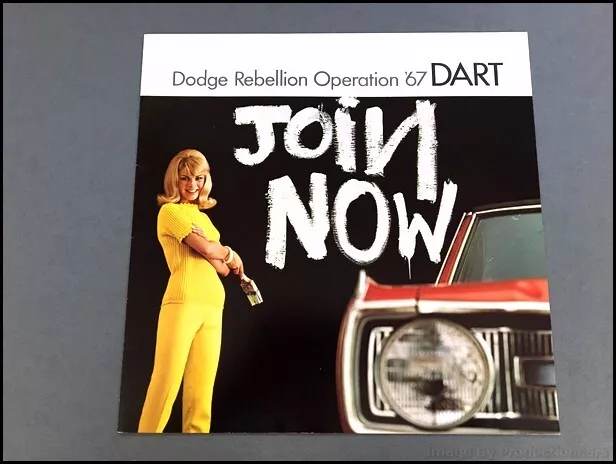 1967 Dodge Dart and GT 270 16-page Vintage Original Car Sales Brochure Catalog