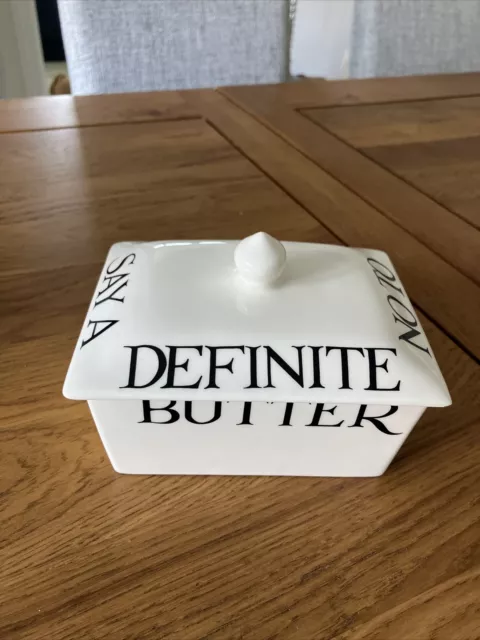 Emma Bridgewater Black Toast Small Butter Dish Say A Definite No To Plastic