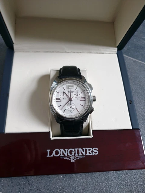 LONGINES LUNGOMARE L3.633.4 Chronograph Boxed with papers FAST DELIVERY 299.99 PicClick UK