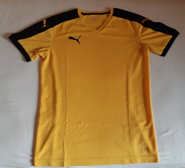 T SHIRT PUMA MAGLIETTA sportiva gialla da uomo Taglia 48 M EUR 5