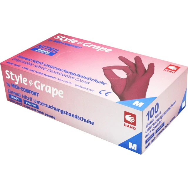 Guantes de investigación Style nitrilo uva, talla XL