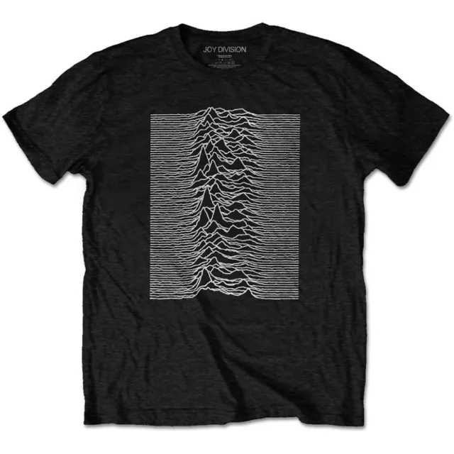 Joy Division Unknown Pleasures Black T-Shirt OFFICIAL