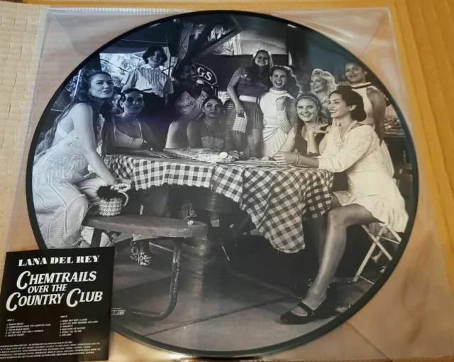 Lana Del Rey - Chemtrails Over The Country Club  rare PICTURE DISC vinyl