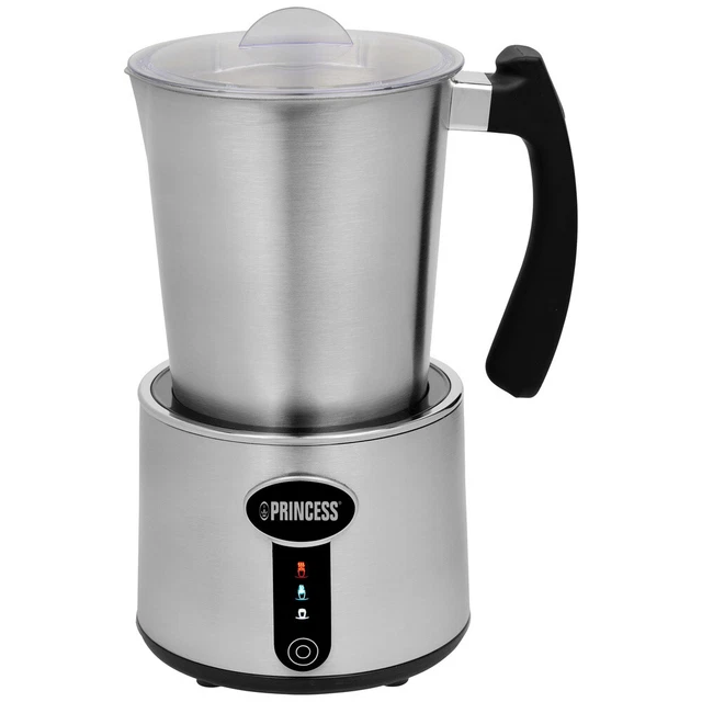 Princess 243005 Milchaufschäumer Silber 650 W