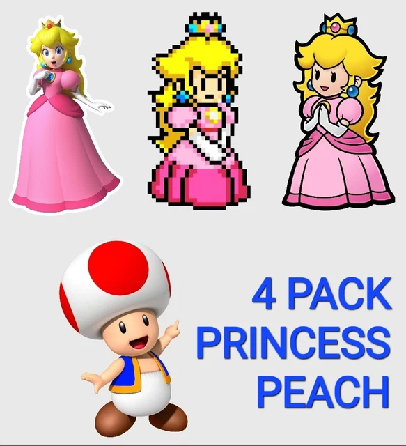 PRINCESS PEACH STICKERSUPER Mario Bros Merch Super Mario Vinyl