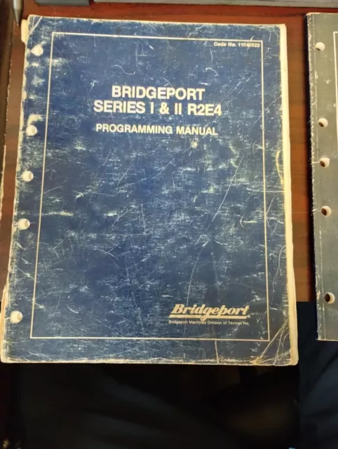 bridgeport milling machie series I and II manuals