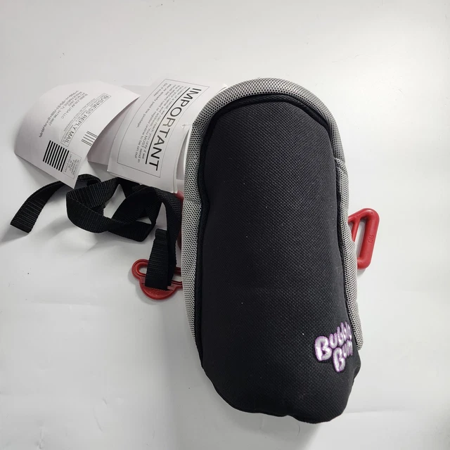 BubbleBum Backless Inflatable Travel Booster Car Seat Black Portable Girl / Boy