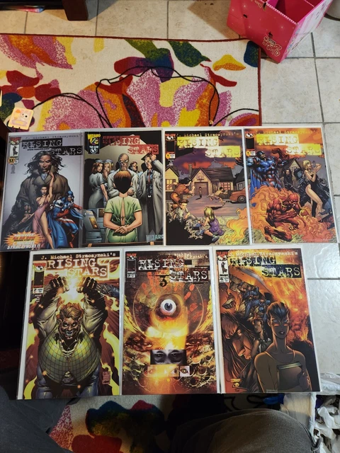 Rising Stars #0, Wizard½, 1C, 1D, 2, 3, 4 IMAGE COMIC BOOK 9.0-9.2 AVG V25-50