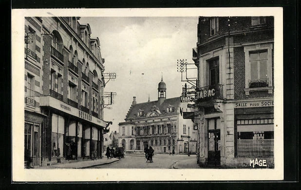 CPA Noyon, Place de L´Hotel de Ville 1956