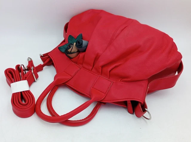 Casa di borse red handbag hotsell