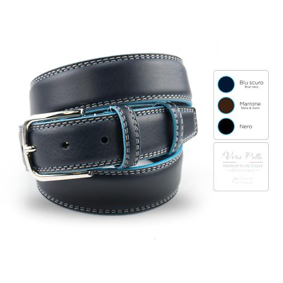 COFRA CINTURA CLASSICA BLU COFRA WAREGEM 