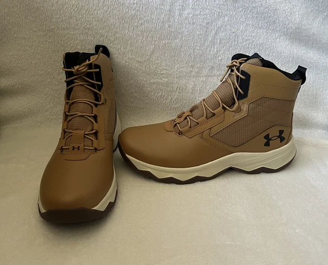 UNDER ARMOUR UA Stellar G2 Tactical Boots Men’s Sz 13 Brown Leather