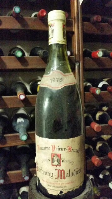 SANTENAY MALADIERE - 1978  - DOMAINE PRIEUR BRUNET - 45 ans -  AOC PREMIER CRU
