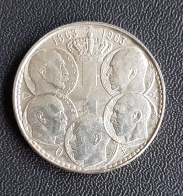 Grece - Greece - Greece Coin - Monnaie De 30 Drachmes Argent De 1963.