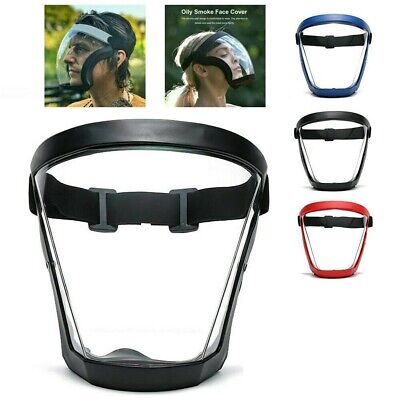 Full Face Super Protective Mask Anti-Fog Shield Safety Transparent Head Cover US
